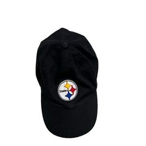 '47 Brand Youth Pittsburgh Steelers Clean Up Adjustable Black Hat NFL